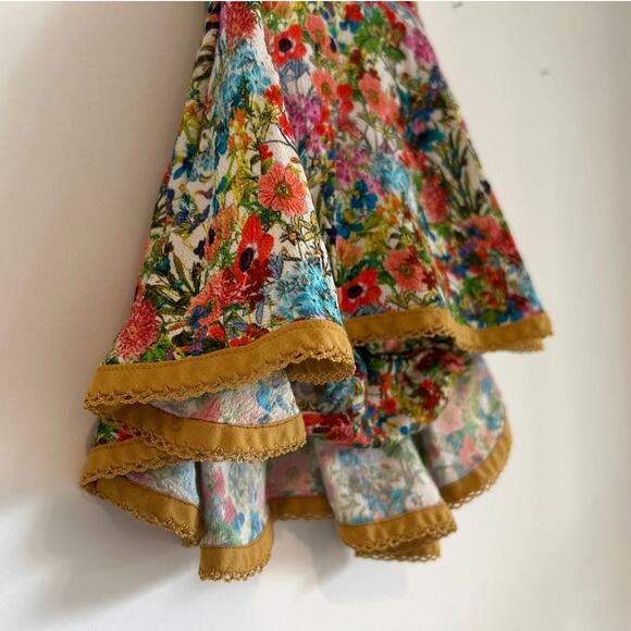 Pistol & Arrow Josie Dress w/ Bloomers, Floral and Diamond Dots - Toddler Size 2 - Picture 2 of 7